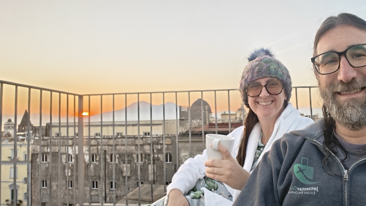 Bob & Sarah Roof Top Naples Italy