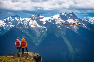 Helicopter Hiking